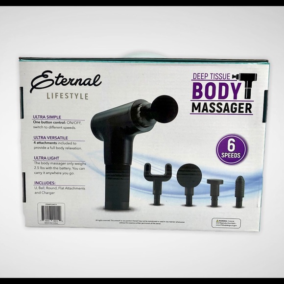 Massager Eternal Lifestyle 6 Speed Deep Tissue Body Massager! - Picture 2 of 5